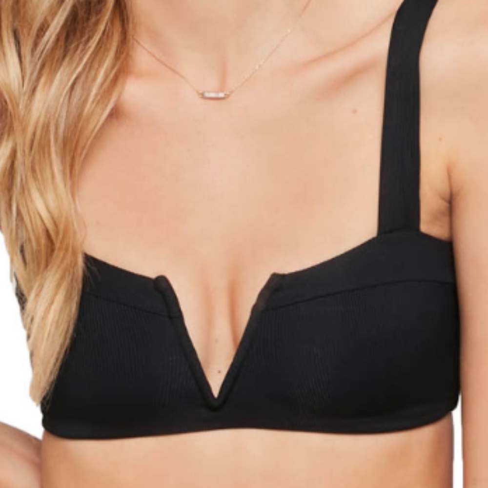 L Space bikini top //Black